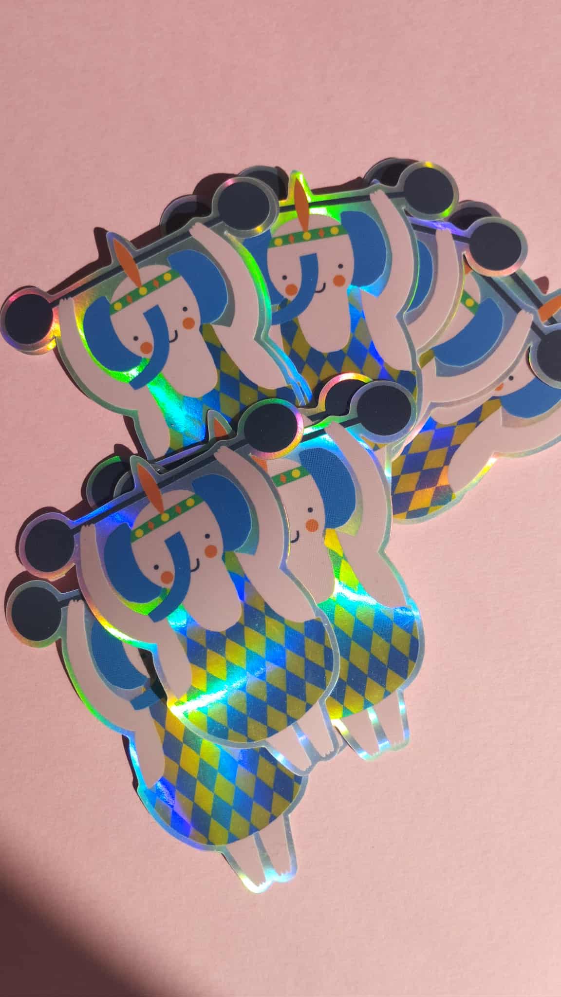 Elephant Circus Sticker (Super Seconds sale)