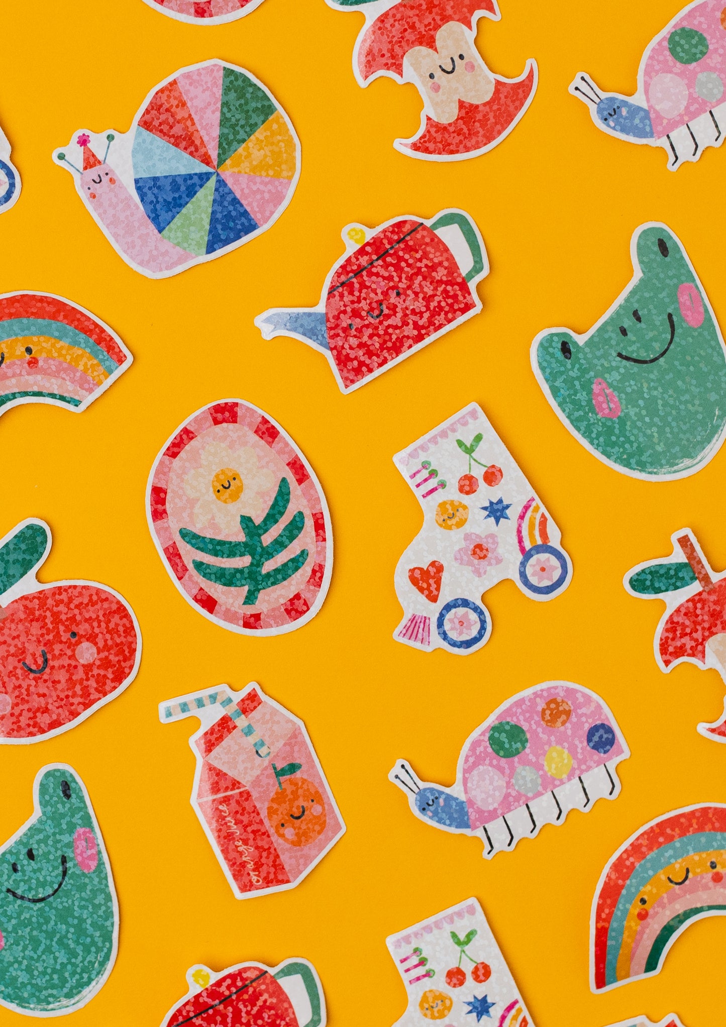 Cute Froggy Holographic Vinyl Sticker