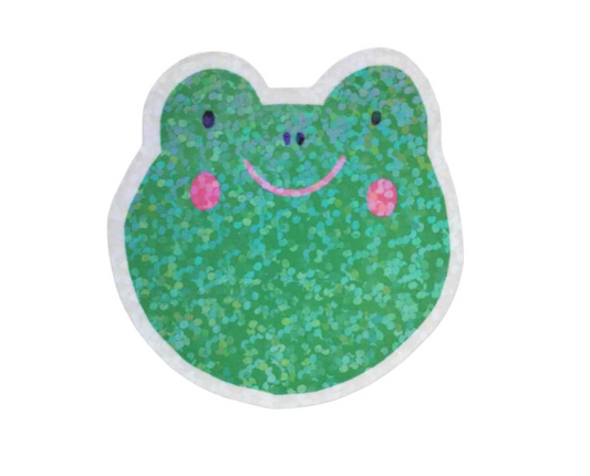Frog Sparkly Sticker (Super Seconds sale)