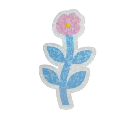 Flower Sparkly Sticker (Super Seconds sale)