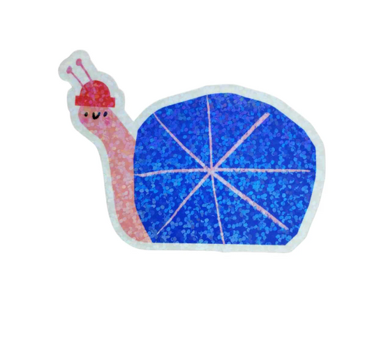 Snail Sparkly Sticker (Super Seconds sale)