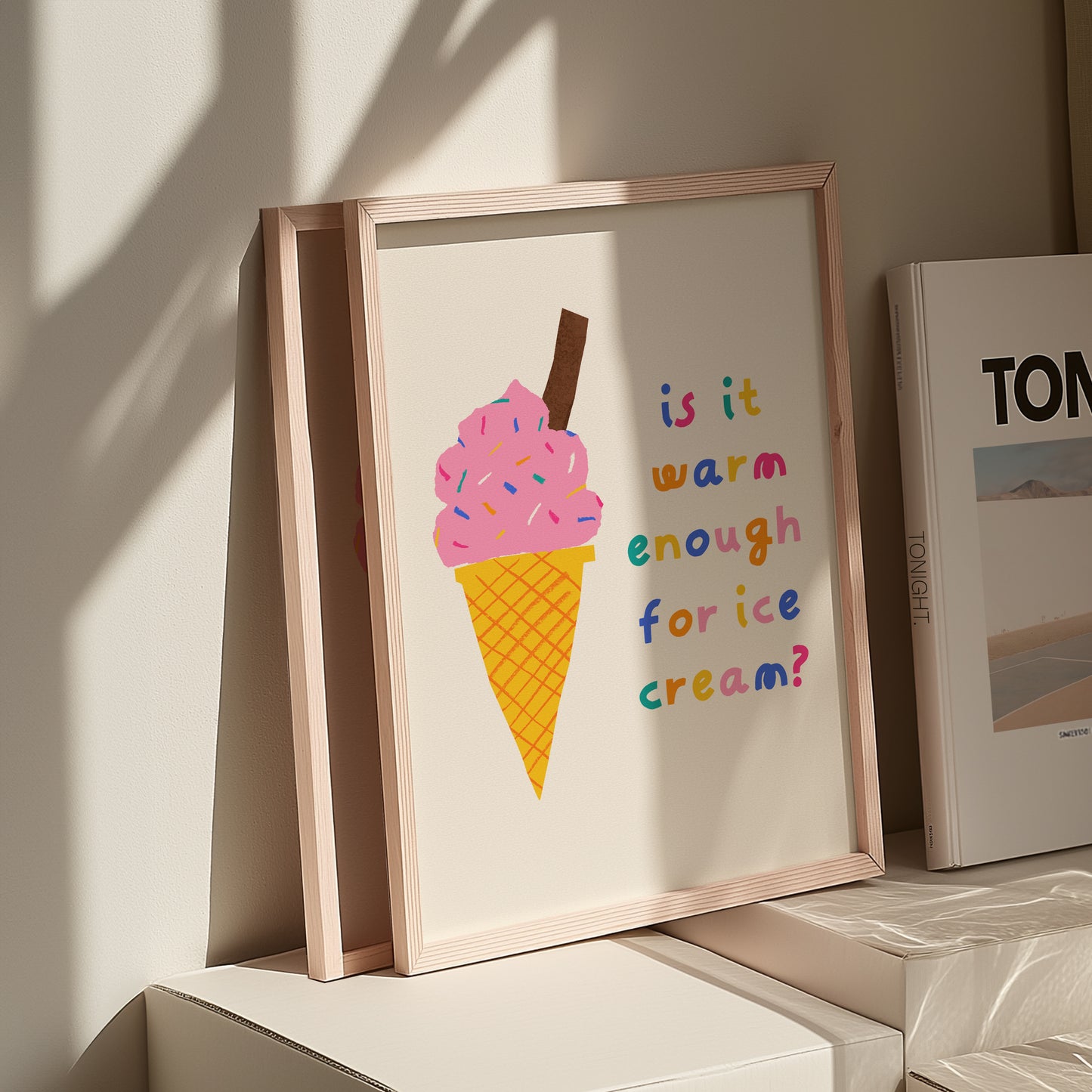 Is it Warm enough for Ice Cream A3/A4/A5 Art Print