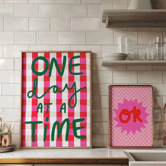 One Day at a Time A3/A4/A5 Art Print