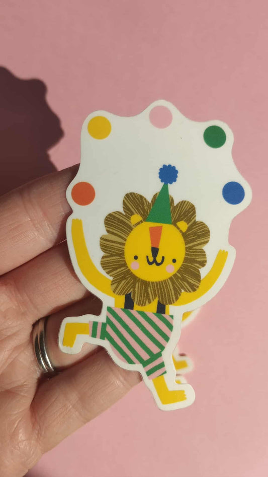 Lion Circus Sticker (Super Seconds sale)