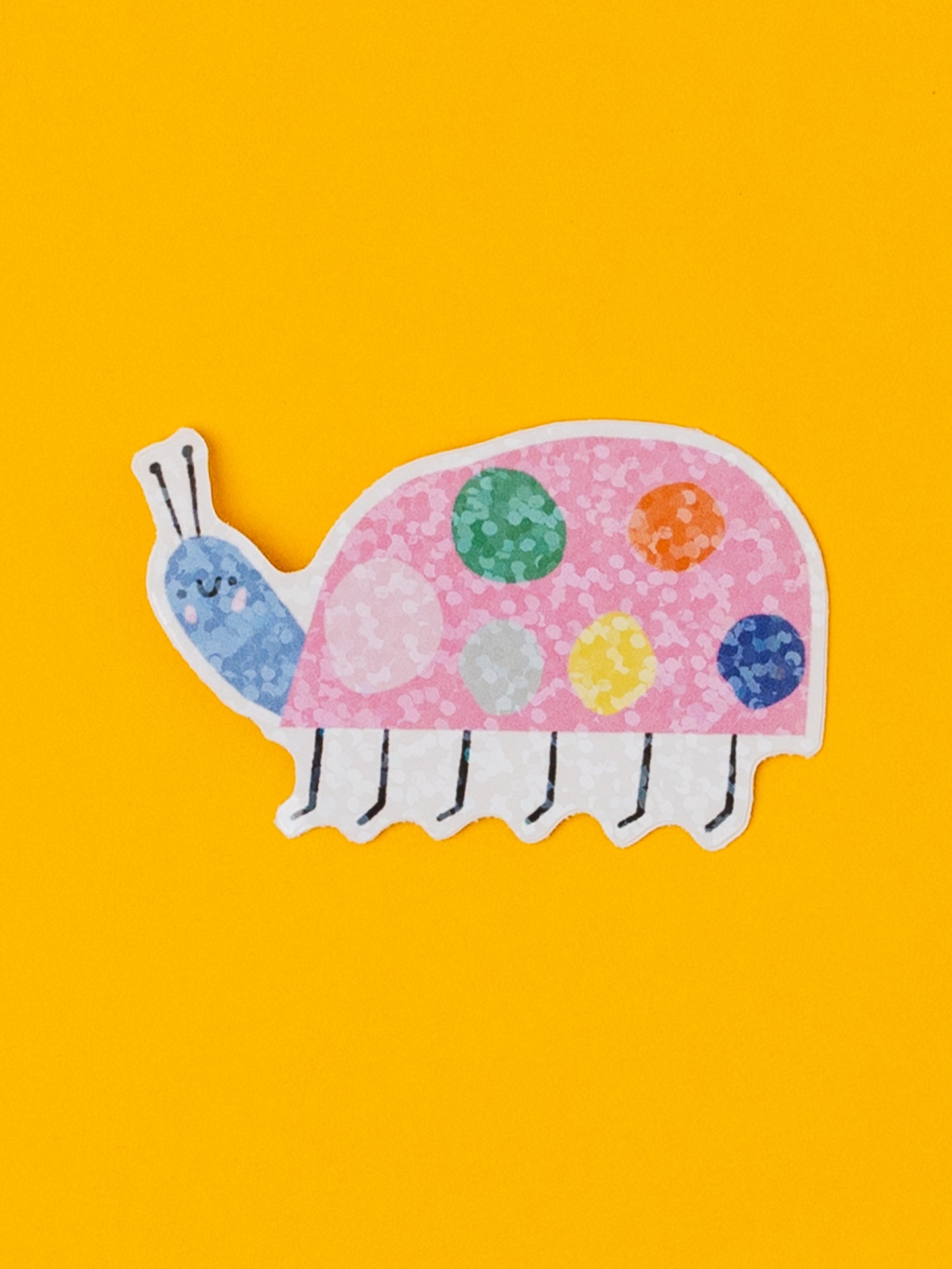 Spotty Ladybird Holographic Vinyl Sticker