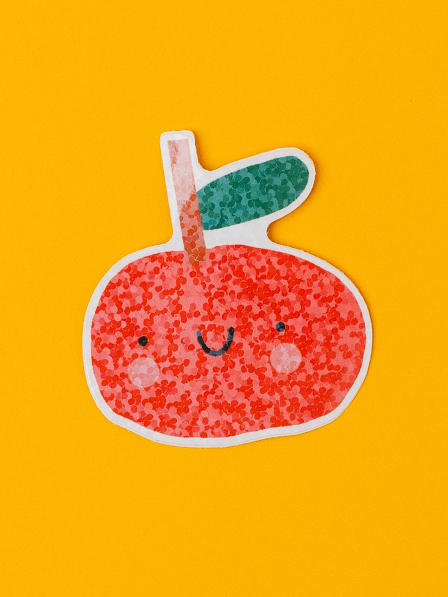 Apple Holographic Vinyl Sticker
