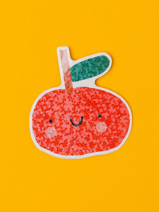 Apple Holographic Vinyl Sticker